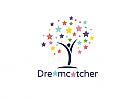 , Mensch, Baum, Sterne, Kinderpsychologie, Arztpraxis, Logo