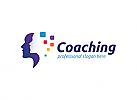 , Zeichen, zwei Gesichter, Coaching, Kopf, Arztpraxis, Denken, Lernen, Psychotherapie Logo