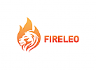 , Zeichen, Flamme, Lwe, Lion, Leo Logo