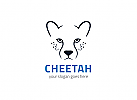 , Zeichen, Gepard Kopf, Cheetah Logo