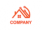 Haus Logo, Strom Logo, Digital Logo, Technologie Logo, Immobilien, Bau,Firma Logo, Unternehmen Logo, Beratung Logo, Logo, Grafikdesign, Design, Branding
