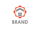 Navigation Logo, Ortung Logo, Kompass Logo, Haus Logo, Architektur, Bau, Mauerwerk, Makler, Architekt, Immobilien,Beratung, Hotel