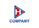 Buchstabe H Logo, Symbol H Logo, Technologie Logo, Kommunikation Logo, Internet Logo, Cyber, Sicherheit, Programmierung, Computer