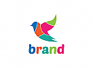 Bunt Logo, Vogel Logo, Kinder Logo, Maskottchen Logo, Firma Logo, Unternehmen Logo, Beratung Logo, Logo, Grafikdesign, Design, Branding