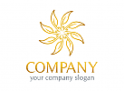 kologie Logo, Blume Logo, Natur Logo, Wellness, Spa, Kosmetik, Massage, Hotel