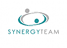 , zwei Menschen, Signet, Symbol, Synergy, Coaching, Logo