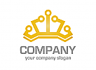 Krone logo, Digital logo, Gold logo, Technologie Logo, Firma Logo, Unternehmen Logo, Beratung Logo, Logo, Grafikdesign, Design, Branding