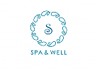 Zeichen, Signet, Symbol, S, Wasser, Tropfen, Klempner, Spa, Wellness, Logo