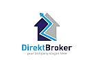 Makler, Pfeil, Investition, Erfolg, Geld, Logo