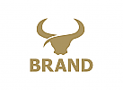 Versicherung, Investition, Finanzen, Gold, Handel, Stier, Logo