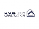 Zeichen, zweifarbig, Signet, Symbol Haus, Wohnung, Immobilie, Makler, Logo