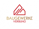 Zeichen, Signet, Symbol, Haus, Gewerke, Verbund, Logo