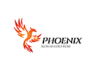 , Vogel, Phnix, Flgel, Phoenix, Feuer, Feuervogel Logo