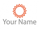 kologisch, Zweifarbig, Sonne, Blume, Stern, Logo