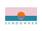 Zeichen, Zeichnung, Sonnenuntergang, Sonne, Logo