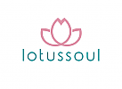 Zeichen, zweifarbig, Zeichnung, Blume, Lotus, Natur, Arztpraxis, Logo