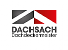 Zeichen, zweifarbig, Zeichnung, Dach, Dachdecker, Logo