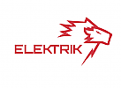 Löwe, Elektriker, Handwerk, Logo
