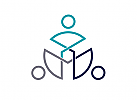 , Gruppe, Menschen, Netzwerk, Community, Arztpraxis, Logo