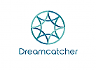 , Traumfnger, Dreamcatcher, Kreis, Logo