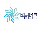 Öko Zeichen, Klimatechnik, Eiskristall, Klempner, Logo