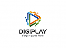 Ö, Zeichen, Pixel, Dreieck, Daten, Media, Beratung, Consulting, Spiel, Play, Marketing Logo