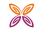 Zeichen, zweifarbig, Zeichnung, Flgel, Bltter, Schmetterling, Logo