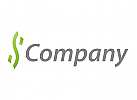kologisch, Zeichen, Zeichnung, Buchstabe S, S, S Zeichen in grn Logo
