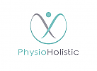 Physiotherapie, Holistic, Arztpraxis, Logo