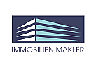 Zeichen, zweifarbig, Gebude, Immobilie, Architekt, Makler, Logo