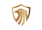Zeichen, zweifarbig, Adler, Schild, Gold, Logo