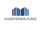 Zeichen, zweifarbig, Hausverwaltung, Immobilie, Logo