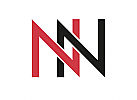 Zeichen, zweifarbig, NN, Logo