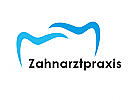 Zwei Zhne, Zahnarztpraxis Logo