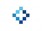 Zeichen, zweifarbig, Quadrate, Plus, Technik, Logo