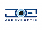 Zeichen, zweifarbig, Security, Optiker, Augenarzt, Logo