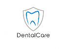 Zeichen, Zeichnung, Zahn, zweifarbig, Schild, Zahnarztpraxis Logo