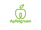Apfel Logo, Arztpraxis Logo