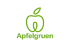 , Apfel Logo, Arztpraxis Logo