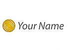 , kologisch, Kugel, Kreis in Gold Logo
