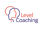 Zeichen, zweifarbig, zwei Köpfe, Coaching, Psychotherapie, Arztpraxis Logo