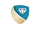 Flgel Logo, Diamant Logo, Schild Logo