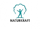 Mensch Logo, Baum Logo, Natur Logo