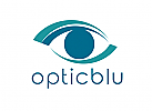 Auge, Optiker Augenarzt Logo
