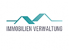 Immobilien, Hausverwaltung, Dachdecker Logo.