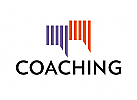 Coaching, Consulting, Sprechblase, Logo, abstrakt