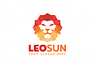 , Zeichen, Lion, Lwe, Knig, Polygon, Sonne, bunt, Media, Marketing Logo