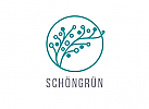 , Natur Logo, Zweig Logo, Kreis Logo, Linien Logo
