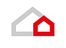 Haus Logo, Immobilie Logo, Handwerk Logo