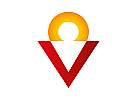 Mensch Logo, Sonne Logo, V Logo